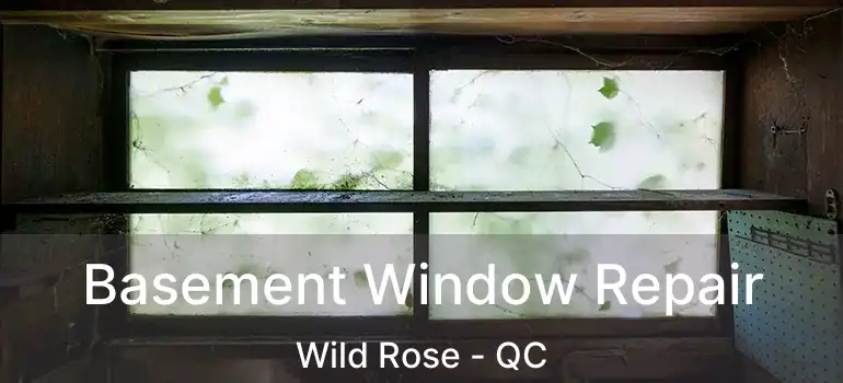  Basement Window Repair Wild Rose - QC