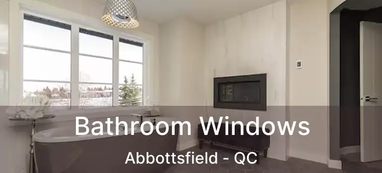  Bathroom Windows Abbottsfield - QC