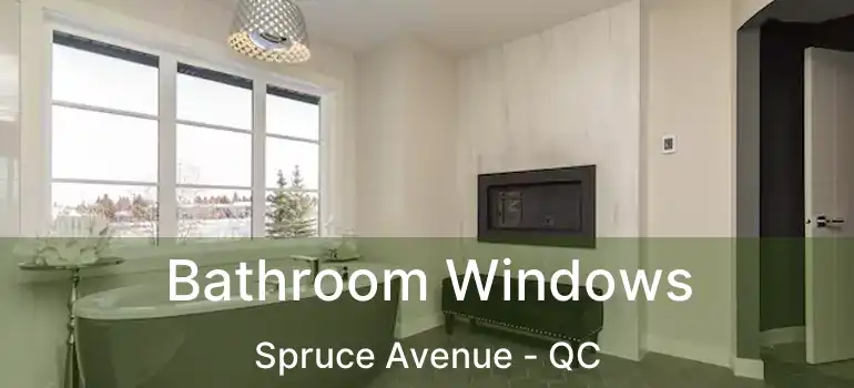  Bathroom Windows Spruce Avenue - QC