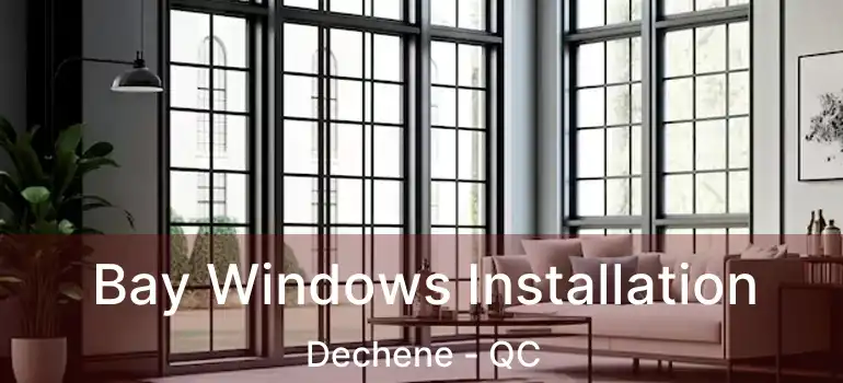 Bay Windows Installation Dechene - QC
