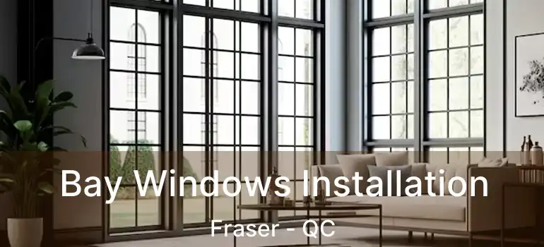  Bay Windows Installation Fraser - QC