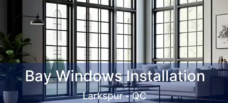  Bay Windows Installation Larkspur - QC