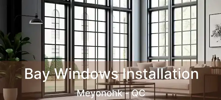  Bay Windows Installation Meyonohk - QC