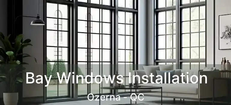  Bay Windows Installation Ozerna - QC