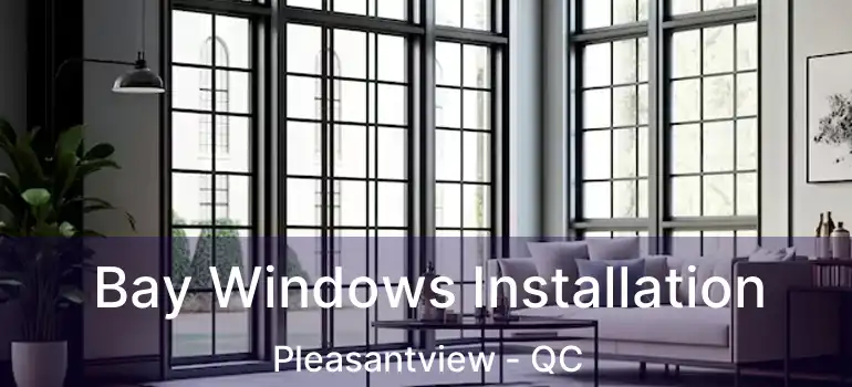  Bay Windows Installation Pleasantview - QC