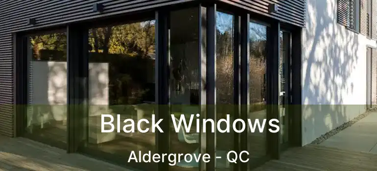  Black Windows Aldergrove - QC