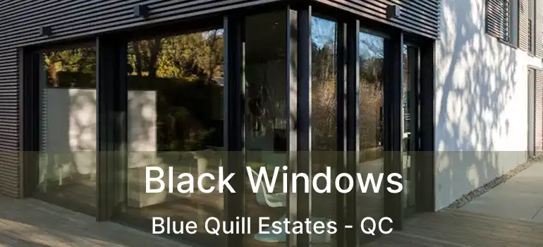  Black Windows Blue Quill Estates - QC