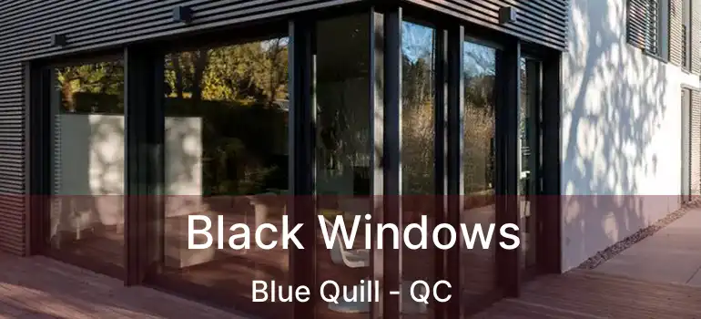  Black Windows Blue Quill - QC