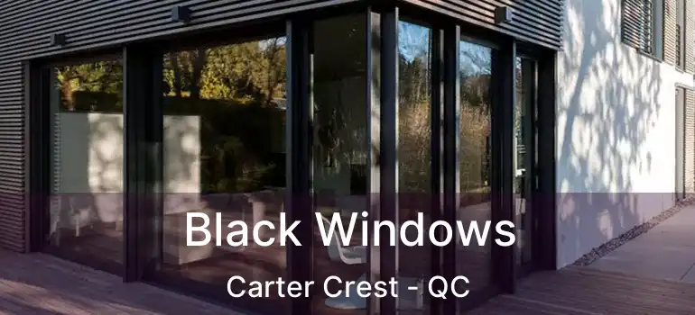 Black Windows Carter Crest - QC