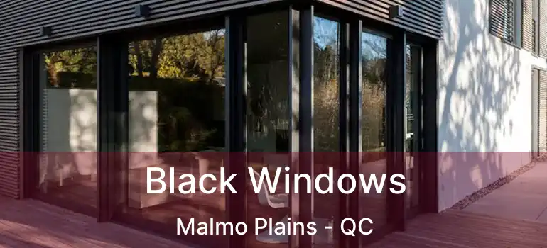  Black Windows Malmo Plains - QC