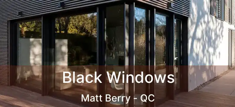  Black Windows Matt Berry - QC