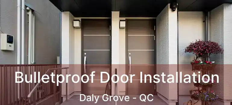  Bulletproof Door Installation Daly Grove - QC