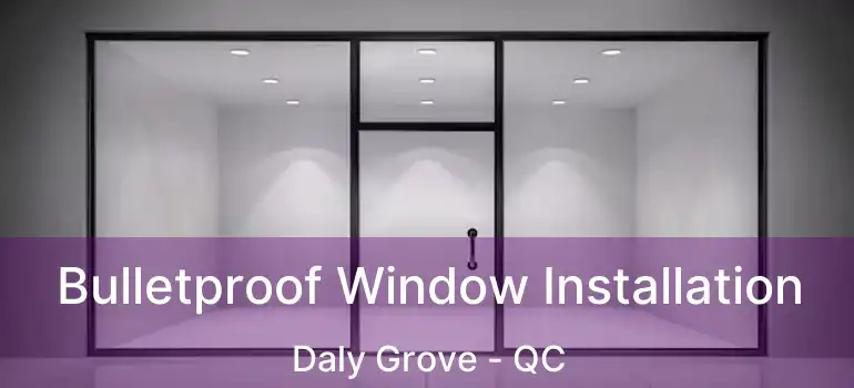  Bulletproof Window Installation Daly Grove - QC