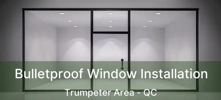  Bulletproof Window Installation Trumpeter Area - QC