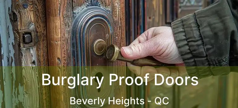  Burglary Proof Doors Beverly Heights - QC