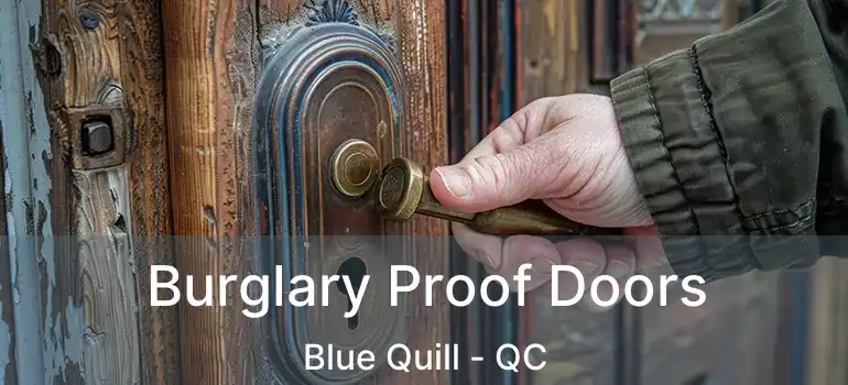 Burglary Proof Doors Blue Quill - QC