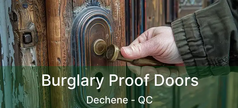  Burglary Proof Doors Dechene - QC