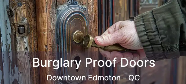  Burglary Proof Doors Downtown Edmoton - QC