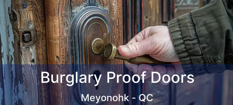 Burglary Proof Doors Meyonohk - QC