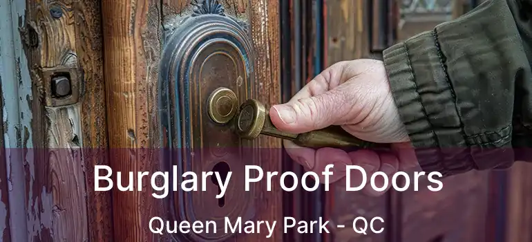  Burglary Proof Doors Queen Mary Park - QC