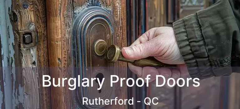  Burglary Proof Doors Rutherford - QC