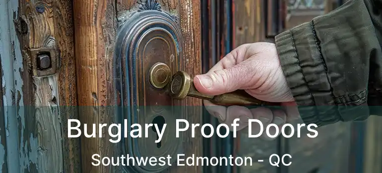  Burglary Proof Doors Southwest Edmonton - QC