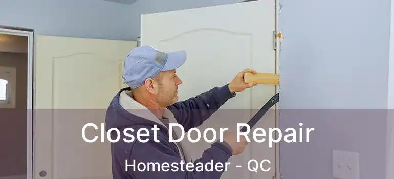  Closet Door Repair Homesteader - QC