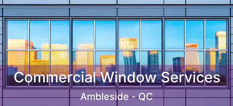  Commercial Window Services Ambleside - QC