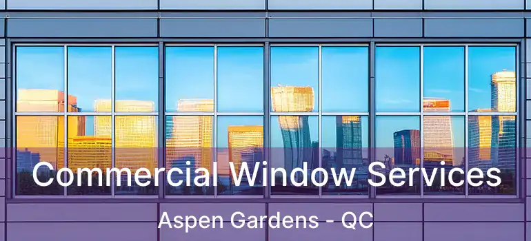  Commercial Window Services Aspen Gardens - QC