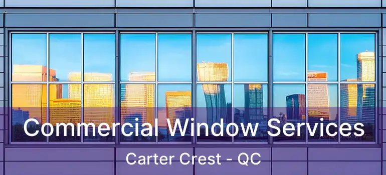  Commercial Window Services Carter Crest - QC