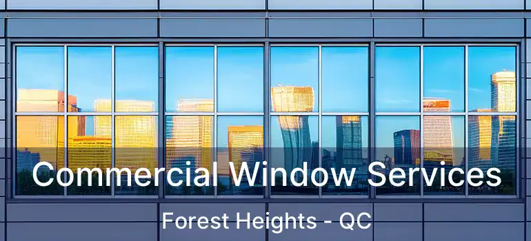  Commercial Window Services Forest Heights - QC