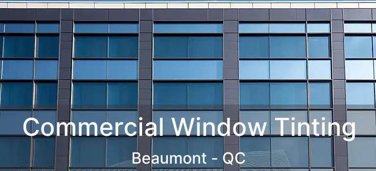  Commercial Window Tinting Beaumont - QC