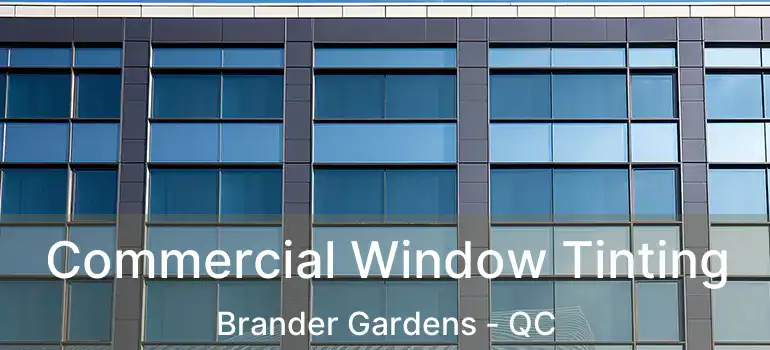  Commercial Window Tinting Brander Gardens - QC