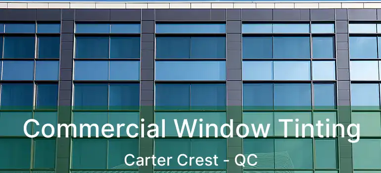  Commercial Window Tinting Carter Crest - QC