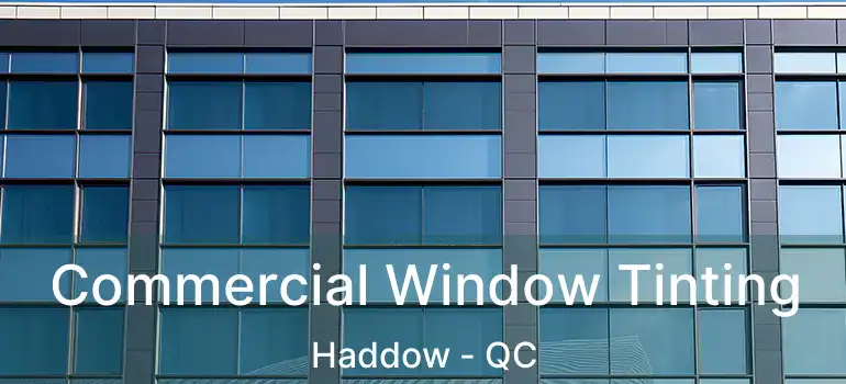  Commercial Window Tinting Haddow - QC