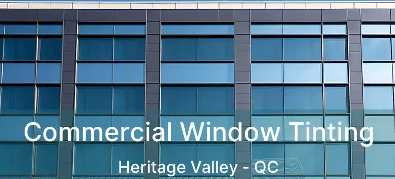 Commercial Window Tinting Heritage Valley - QC