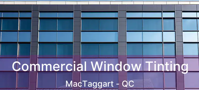  Commercial Window Tinting MacTaggart - QC