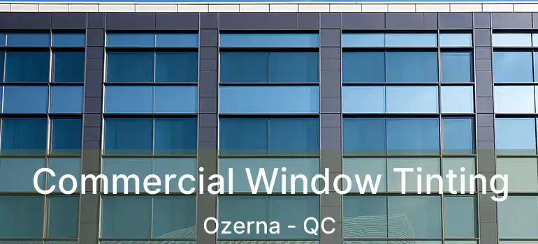  Commercial Window Tinting Ozerna - QC