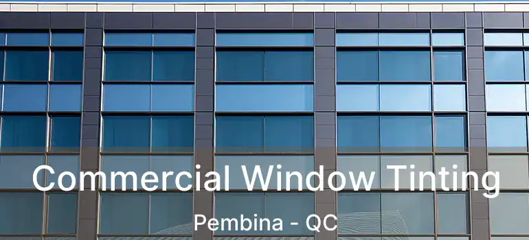  Commercial Window Tinting Pembina - QC
