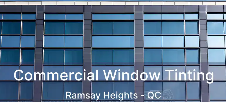  Commercial Window Tinting Ramsay Heights - QC