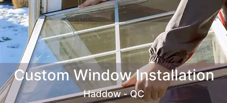  Custom Window Installation Haddow - QC