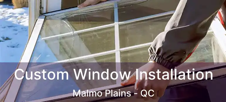  Custom Window Installation Malmo Plains - QC