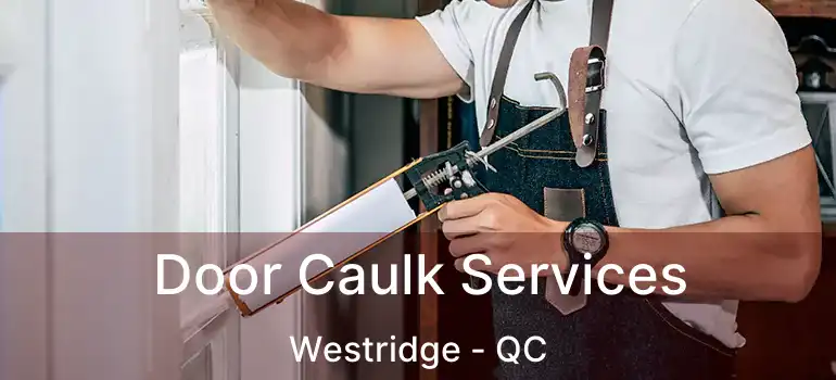  Door Caulk Services Westridge - QC