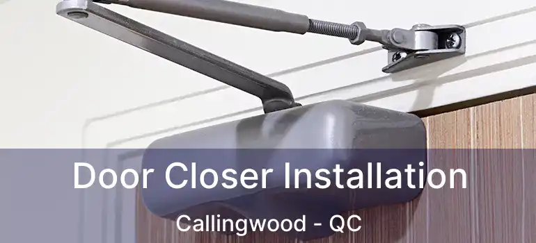  Door Closer Installation Callingwood - QC