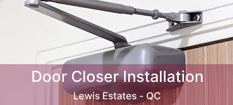  Door Closer Installation Lewis Estates - QC