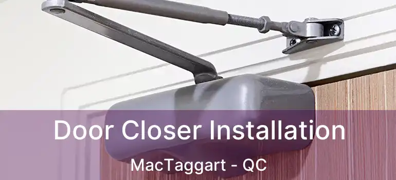  Door Closer Installation MacTaggart - QC