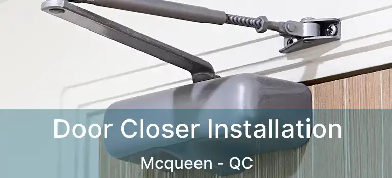  Door Closer Installation Mcqueen - QC