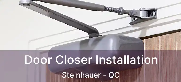  Door Closer Installation Steinhauer - QC