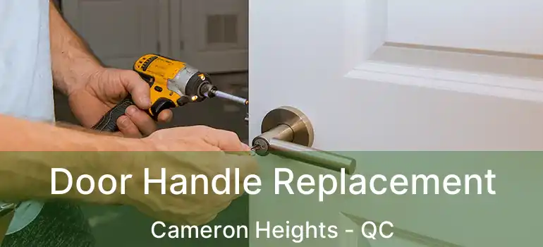  Door Handle Replacement Cameron Heights - QC