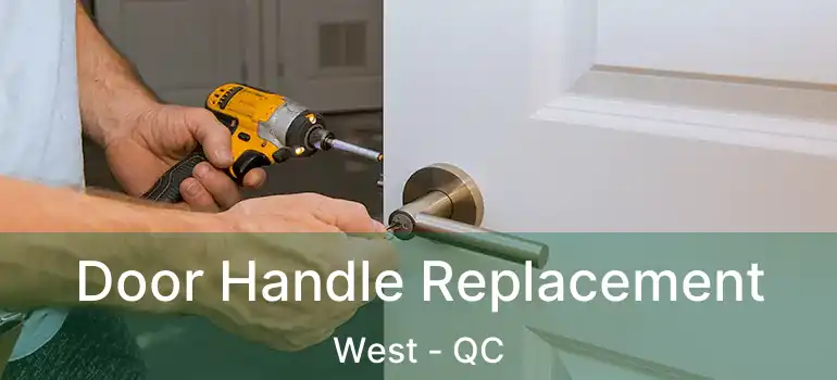 Door Handle Replacement West - QC